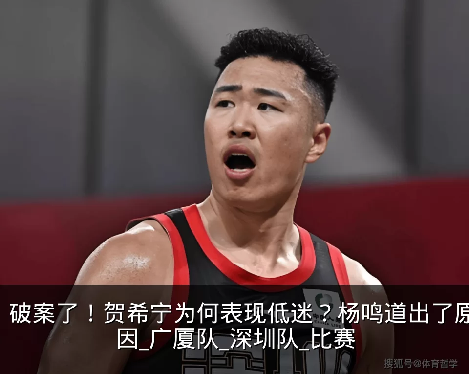 破案了!贺希宁为何表现低迷?杨鸣道出了原因_广厦队_深圳队_比赛