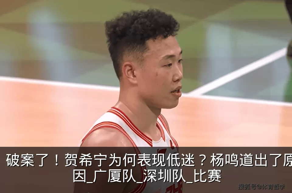 破案了!贺希宁为何表现低迷?杨鸣道出了原因_广厦队_深圳队_比赛